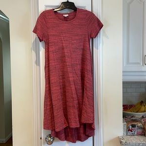 XXS Red Lularoe Carly Dress